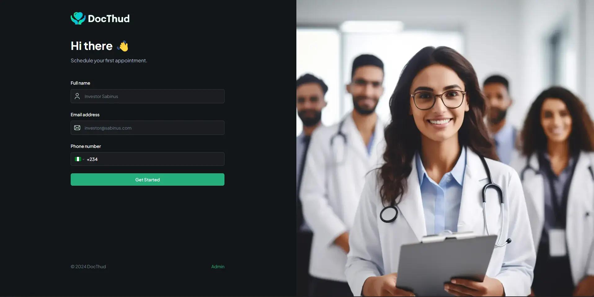 DocThud - Healthcare management system