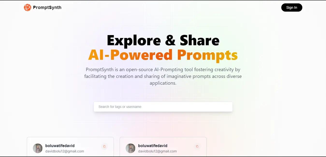 PromptSynth - AI-powered Promts