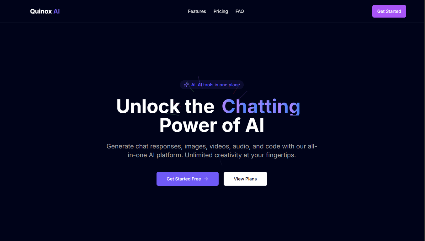 Quinox - All-in-one AI SaaS
